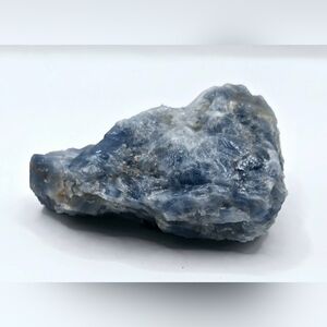Natural Raw Blue Calcite Crystal – Calming Stone for Energy, Healing & Décor